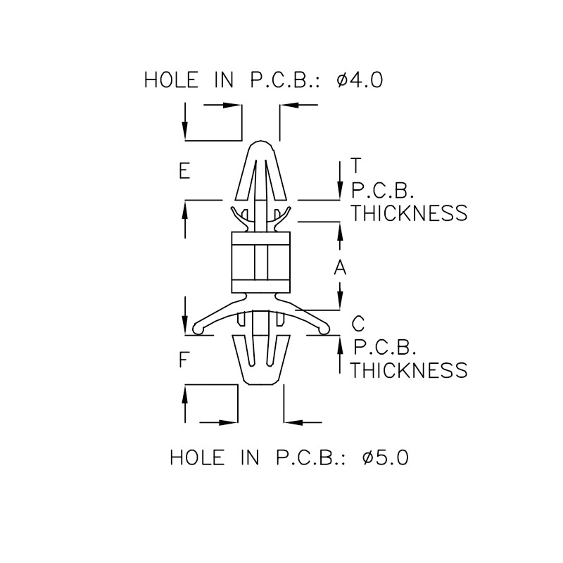 PCB Standoff LBB-10